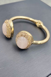 Crystal Copper Open Bracelet - Shah S. Sahota